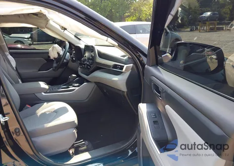 2022 Toyota Highlander Le z USA, uszkodzony, nr VIN 5TDZZRAH8NS556485